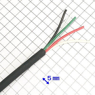スーパーフレックス VVC  7/0.18㎜X4芯  細径キャプタイアケーブル
